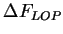 $ \Delta F_{LOP}$