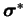 $ \boldsymbol \sigma ^*$