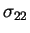 $ \sigma _{22}$