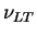 $ \nu_{LT}$