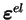 $ \boldsymbol \varepsilon ^{el}$