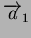 $ \overrightarrow{a}_1$