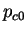 $ p_{c0}$