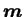 $ \boldsymbol{m}$