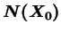 $ \boldsymbol{N(X_0)}$